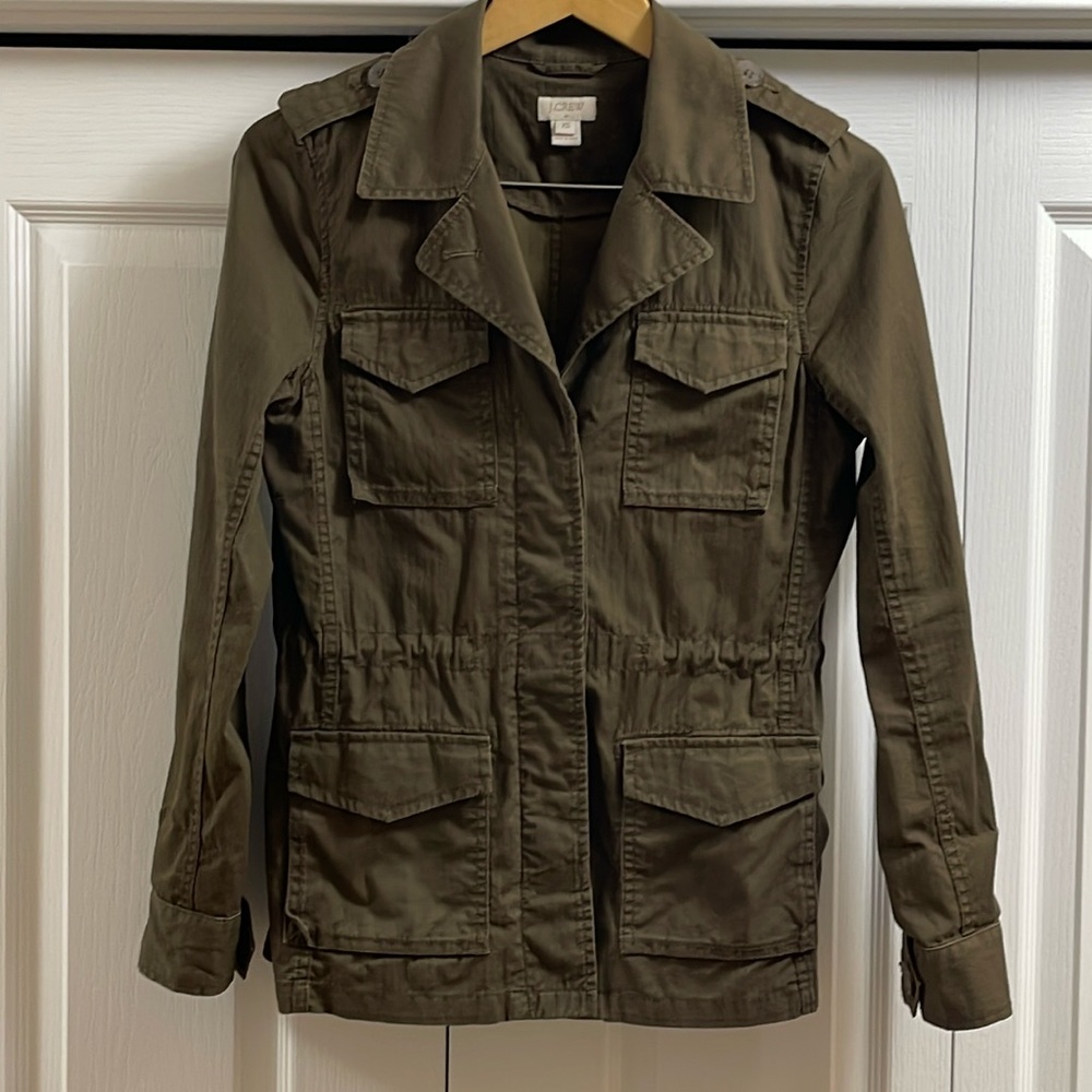 J. Crew Classic Women's Utility Jacket - sz XS - Picture 3 of 12